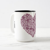 I Herz Zweifarbige Tasse (Vorderseite Links)