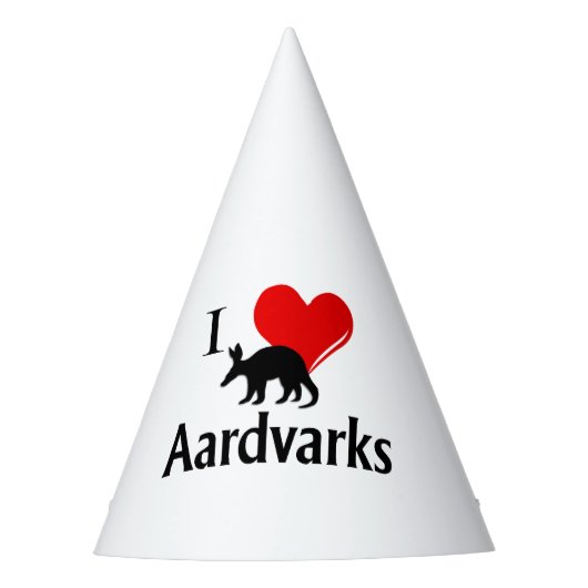 I HerzAardvarks Partyhütchen (Vorderseite)