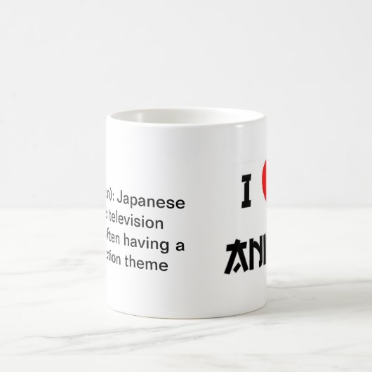 I Herzanime-Tasse Kaffeetasse (Mittel)