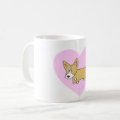 I Herzcorgis-Tasse Kaffeetasse (Vorderseite Links)