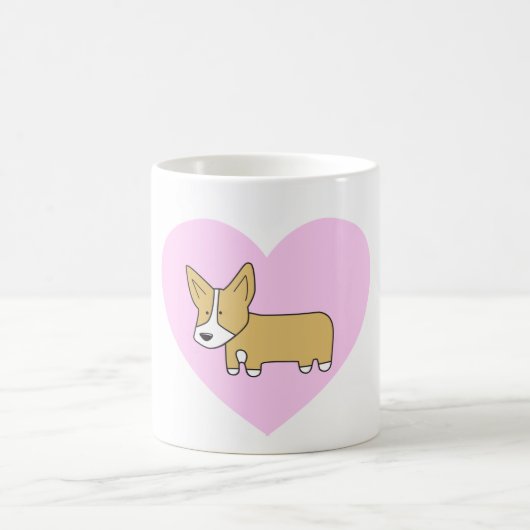 I Herzcorgis-Tasse Kaffeetasse (Mittel)