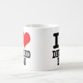 I HERZEN (LIEBE) EREIER KAFFEETASSE (Mittel)