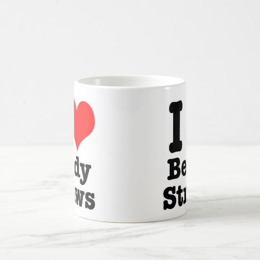 I HERZEN (LIEBE) KAFFEETASSE (Mittel)