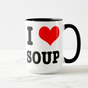 I HERZEN (LIEBE) SOUP TASSE