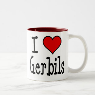 I HerzGerbils Zweifarbige Tasse