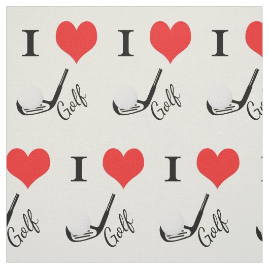 I HerzGolf Stoff (Muster)