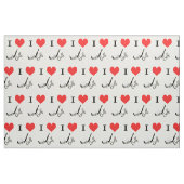 I HerzGolf Stoff (Fat Quarter (45,7 x 55,9 cm))