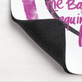 I HerzGraffiti lila Mousepad (Ecke)