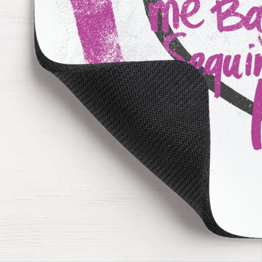 I HerzGraffiti lila Mousepad (Ecke)