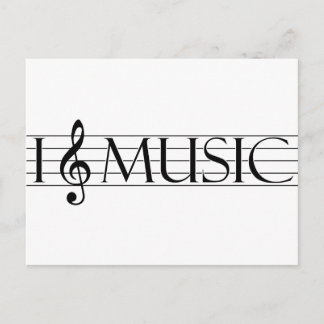 i Herzmusik 2 Postkarte