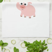 I Herzschweine Küchentuch (Gefaltet)