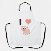 I Herzschweine Schürze (Vorderseite)
