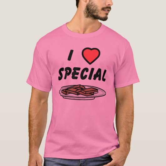 I Herzspecial-Schokoladenkuchen T-Shirt (Vorderseite)