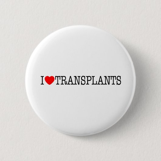 I Herztransplantationen Button (Vorderseite)