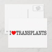 I Herztransplantationen Postkarte (Vorne/Hinten)