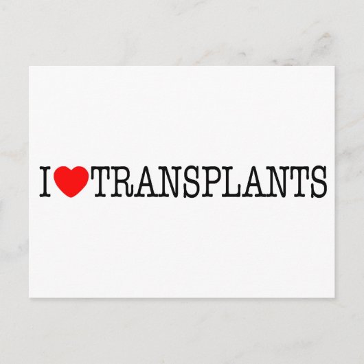 I Herztransplantationen Postkarte (Vorderseite)