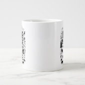 I Hike Because the Mountains Miss Me Quote Jumbo-Tasse (Vorderseite)