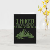 I Hiked A Very Small Section Of The Appalachian Tr Karte (Gelbe Blume)