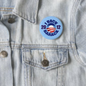 I HINTERES BARACK - WÄHLEN SIE OBAMA 2012 WIEDER BUTTON (Beispiel)