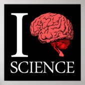 I Hirnforschung (I Know Science) (I Liebe Science) Poster (Vorne)