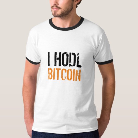I HODL Bitcoin T-Shirt (Vorderseite)