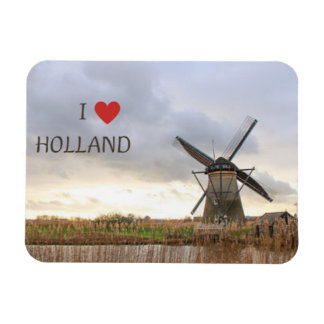 I ♥ Holland Flexibler Fotomagnet Magnet