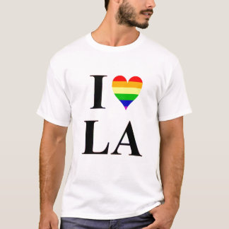 I Homosexuell-Herz Los Angeles Kalifornien T-Shirt