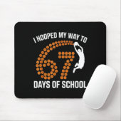 I Hooped My Way To 67 Days Of School Srt Teacher F Mousepad (Mit Mouse)