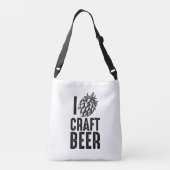 I Hop Craft Biere Tragetaschen Mit Langen Trägern (Rückseite)