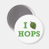 I [Hopfen] Hopfen Magnet (Vorderseite/Rückseite)