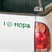 I HOPS LIEBE AUTOAUFKLEBER (Auf Lkw)