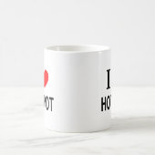 I ❤️ HOT POT I LOVE HOT POT I HEART HOT POT KAFFEETASSE (Mittel)