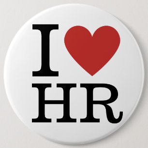 I ❤️ HR-Button-Schaltfläche für die Liebe - Person Button