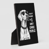 I Hug My Weimaraner So I Dont Choke People Funny D Fotoplatte (Seite)