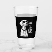 I Hug My Weimaraner So I Dont Choke People Funny D Glas (Vorderseite)