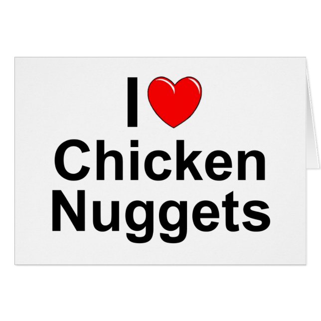 I Huhn-Nuggets der Liebe-(Herz) (Vorderseite (Horizontal))