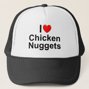 I Huhn-Nuggets der Liebe-(Herz) Truckerkappe