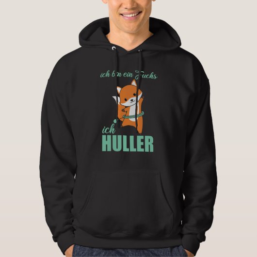 I Huller Niedlich Fox Funny Dancing Foxes Hoodie (Vorderseite)