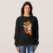I Huller Niedlich Fox Funny Foxes Sweatshirt (Vorne ganz)