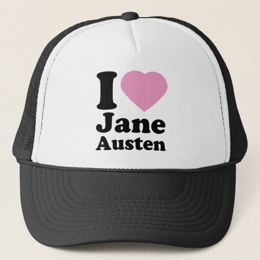I Hut Liebe-Janes Austen Truckerkappe (Vorderseite)