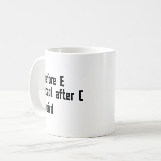 I I KAFFEETASSE (Vorderseite Links)