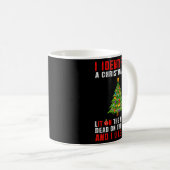 I Identify As A Christmas Tree Lit On The Outside Kaffeetasse (VorderseiteRechts)