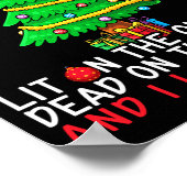 I Identify As A Christmas Tree Lit On The Outside Poster (Ecke)