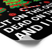 I Identify As A Christmas Tree Lit On The Outside Poster (Ecke)