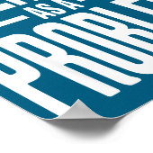 I Identify As A Problem Funny Sarcastic Saying Hum Poster (Ecke)