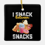 I Imbiss zwischen Snacks Küche Liebhaber süßen Keramikornament<br><div class="desc">I Imbiss zwischen Snacks Küche Liebhaber süßen</div>