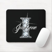 I Imitate Diamond Blende Monogramm Mousepad (Mit Mouse)
