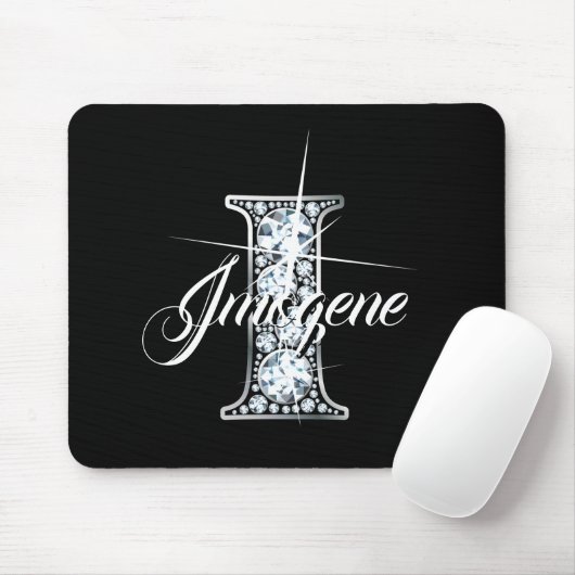 I Imitate Diamond Blende Monogramm Mousepad (Mit Mouse)