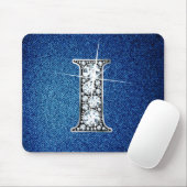 I Imitate -"Diamond Bling" auf Denim Mousepad (Mit Mouse)