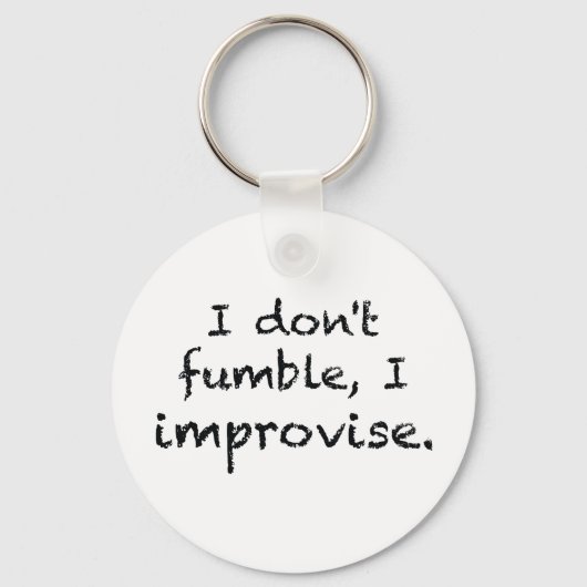 I Improvise Schlüsselanhänger (Vorderseite)